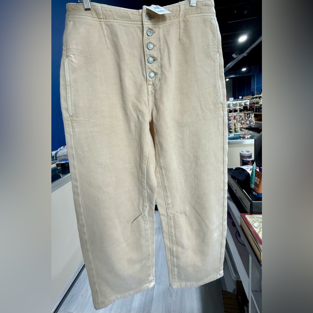 Free people Osaka mid rise barrel jeans 29